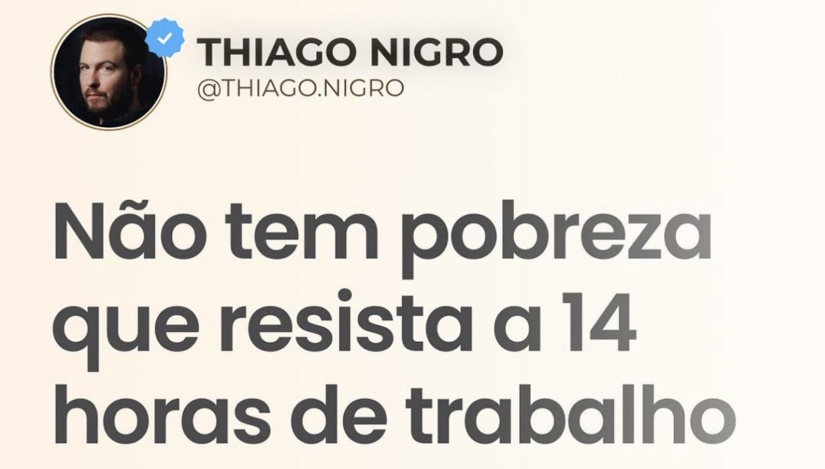 Thiago Nigro está em alta por suposta separação de Maira Cardi e eu só me lembro deste post. Não há página de fofoca que me faça esquecer o quanto ele é um desserviço. Babado vai ser o dia em que um cara como esse enfrentar um transporte público lotado e conhecer a vida real.