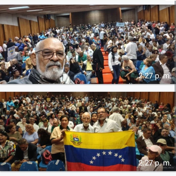 LCRenAragua's tweet photo. #Julio 1 PM A una hora del inicio del Encuentro de los Adultos Mayores con @EdmundoGU ya quedó pequeño el auditorio de FACES UCV Caracas. Adelante en sus luchas y a continuar trabajando por el triunfo #HastaElFinal #ConVzla https://t.co/QWjsqGw3te