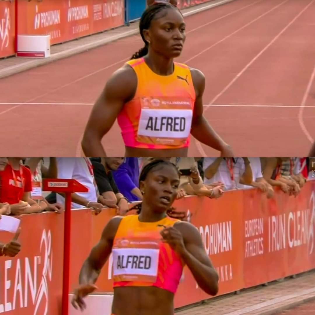RhyesaJ's tweet image. Congratulations to Julien Alfred 🎊🎊🎊 

🇱🇨🇱🇨🇱🇨

Julien Alfred equals her season's best to win in the 200m at the Gyulai István Memorial title in 22.16.

#julienalfred
#saintlucia
#ContinentalTourGold