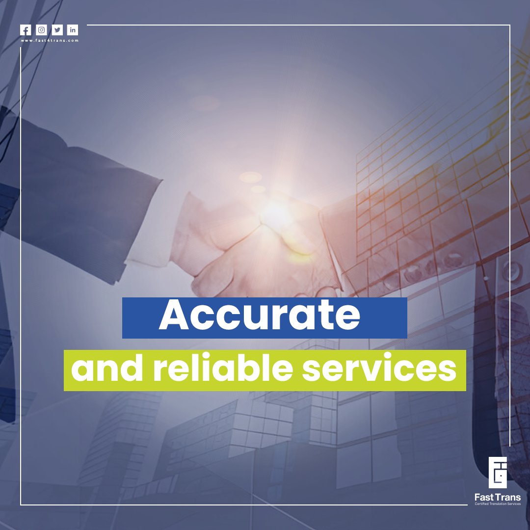 FastTrans21's tweet image. Looking for certified translations you can trust? Fast Trans, ISO 9001 certified, delivers accurate and reliable services, every time.

#ISO9001

#accuracy

#Translation

#Fast_Trans

#TranslationServices