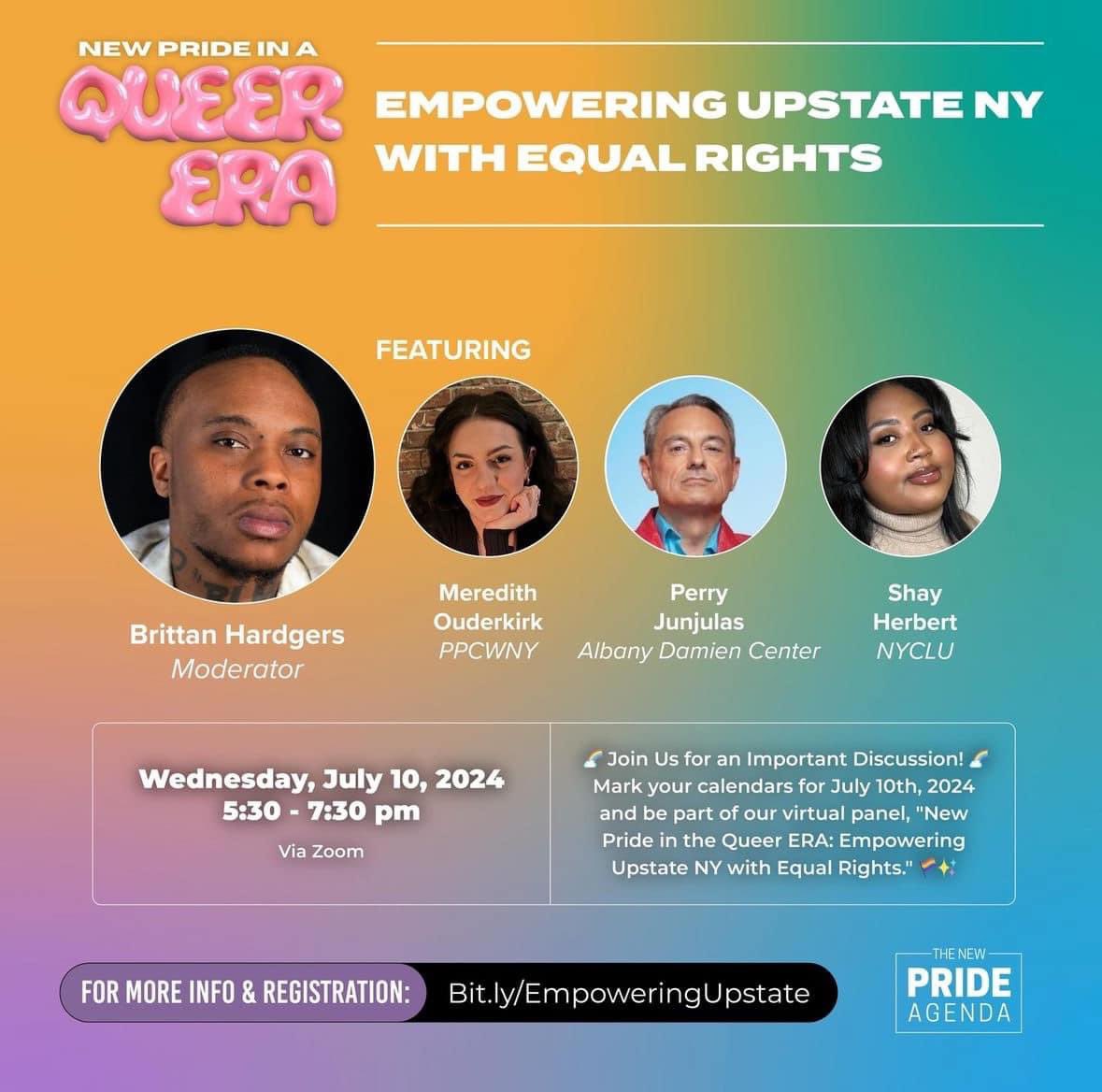 Excited to be part of this conversation tomorrow surrounding the Equal Rights Amendment campaign in New York 🌈

Register here - us02web.zoom.us/meeting/regist…