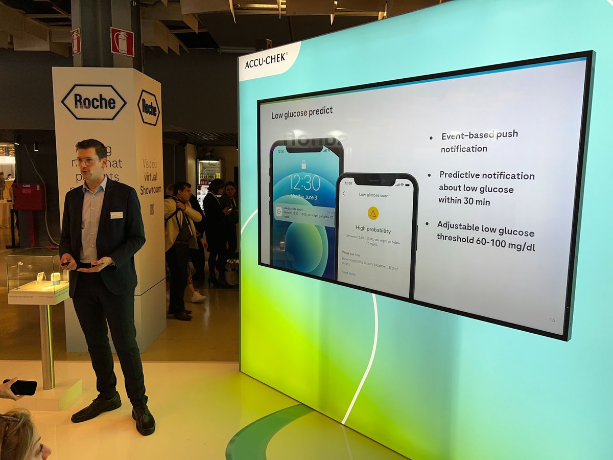 SebastianHaro's tweet photo. #Roche recibe el marcado CE para su solución de monitorización continua de la glucosa (#cgm) basada en inteligencia artificial que ofrece predicciones críticas a las personas con diabetes.

https://t.co/zllp8wXdFe https://t.co/M7gPOHDb9c