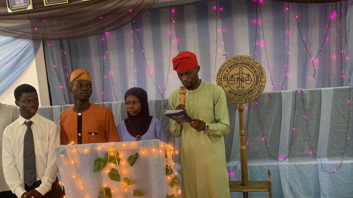 NYCNLagos001's tweet photo. Chairman of NYCN Lagos State Chapter, Engr Adigun Ibrahim Olalekan, addressed students at Lagos State University as the Guest Speaker at the Accounting Legislative Conference 3.0. https://t.co/RynxyHfHPn