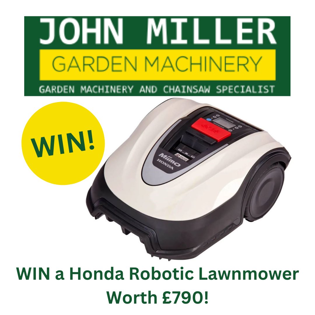 🌱COMPETITION!🌱

Enter for the chance to WIN a Honda MIIMO Robotic Lawnmower worth £790 from <a href="/JohnMiller_GM/">John Miller Garden Machinery</a> ! 🎉

Please follow and RT &amp; tag ❤️

Enter on the link: allotmentonline.co.uk/win-a-honda-mi…

#competition #win #gardenuk #allotmentuk