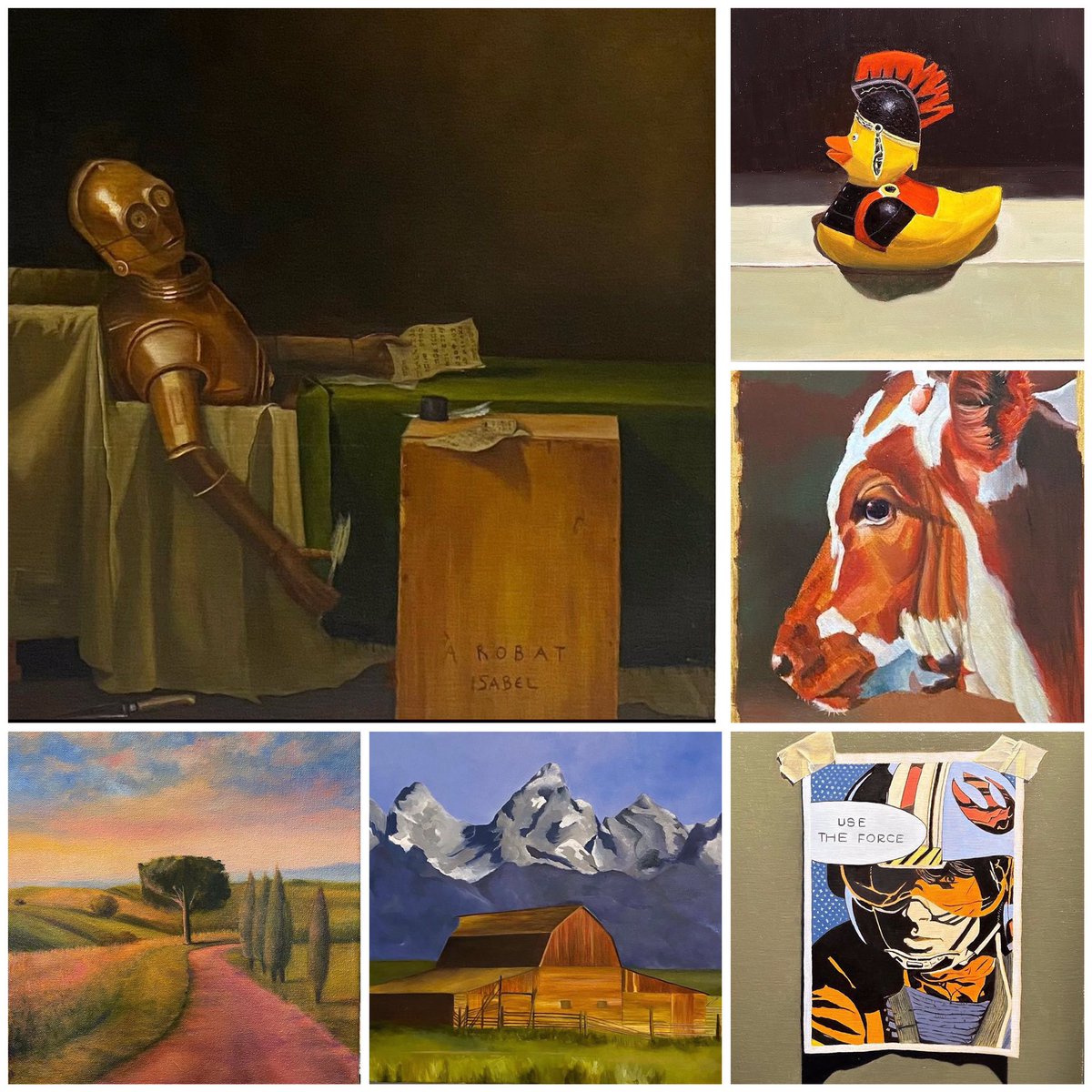 #portafolioday #oilpainting #StarWars