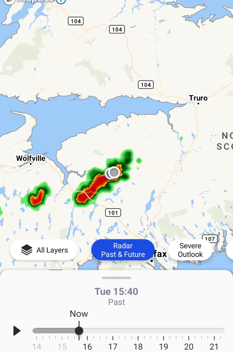 LisaW1212's tweet photo. Torrential #rain in #windsorNS https://t.co/q7MeYlo1Kg