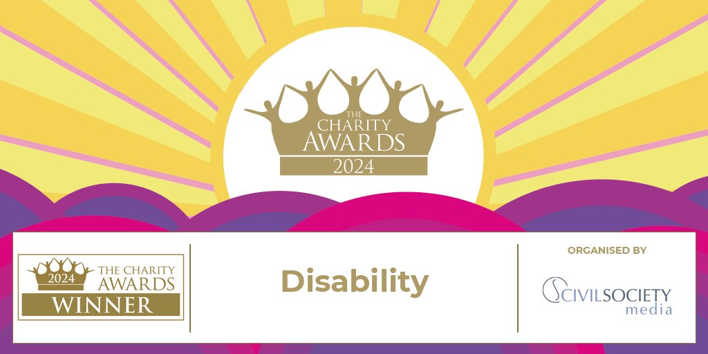 For campaigning for disabled children who are missing out on their free school meal entitlement, the Disability #CharityAwards goes to <a href="/contactfamilies/">Contact</a> – congrats!