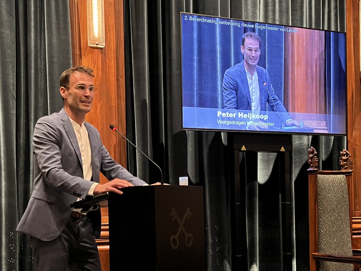 Sander van Diepen (@sandervandiepen) on Twitter photo Leiden gefeliciteerd! <a href="/peterheijkoop/">Peter Heijkoop</a> is door de raad verkozen als de nieuwe burgemeester. Onze fractie kijkt uit naar de samenwerking in de komende jaren. Leiden gefeliciteerd! <a href="/peterheijkoop/">Peter Heijkoop</a> is door de raad verkozen als de nieuwe burgemeester. Onze fractie kijkt uit naar de samenwerking in de komende jaren.