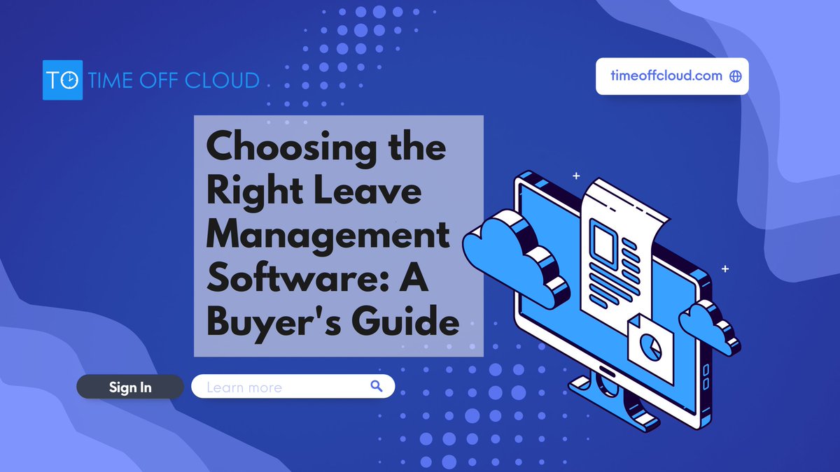 timeoffcloud's tweet photo. Considering investing in leave management software for your team? Check out these tips and insights to help you make an informed decision: https://t.co/GvC4MgX1Ul

#HR #LeaveManagement #PTO https://t.co/Z9N3cz06jU