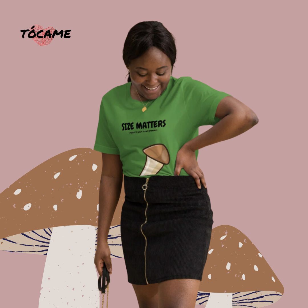tocametee's tweet image. 🍄 Fun Fashion Statement: Embrace the whimsical design that adds a touch of humor to your wardrobe 
#SizeMatters #TocameTee #SupportLocalGrowers #WearWithHumor #ShopNowForComedy