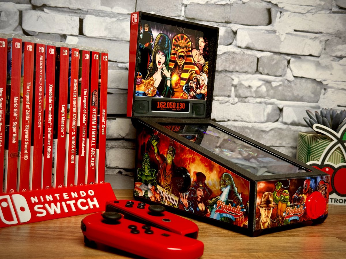 SakuraRetroModd's tweet photo. Un nouveau thème pour le #PinSwitch !
Dispo sur Etsy:
https://t.co/9trA8PWtJl
#Pinball #Pincab #pinballfx #pinballfx3 #sakuraretromodding #nintendoswitch #flipper https://t.co/GRWdHlftbl