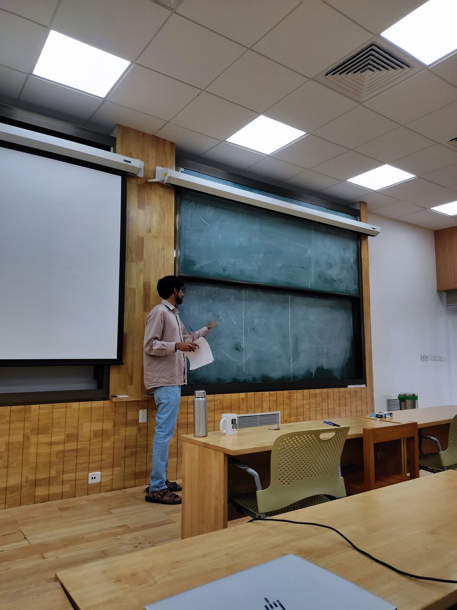 Soham Shannigrahi (@soham_s_16) on Twitter photo #PhysicsOfLife2024 Day 9!
The last day of lectures saw @thattai go over three stages— past, present and future— of computational and quantitative approaches to biology. In the afternoon, Archishman Raju talked about renormalization groups.
<a href="/NCBStheory/">Living Machines-NCBS</a> #PhysicsOfLife2024 Day 9!
The last day of lectures saw @thattai go over three stages— past, present and future— of computational and quantitative approaches to biology. In the afternoon, Archishman Raju talked about renormalization groups.
<a href="/NCBStheory/">Living Machines-NCBS</a>