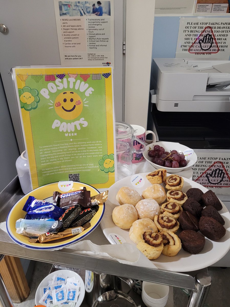 A week of saying thank you and celebrating all things positive across <a href="/CHFTNHS/">Calderdale and Huddersfield NHS Foundation Trust</a> Womens and Families Health services. It's been lovely sharing so much positivity and hearing from our colleagues, we hope you're all embracing the positive pants 🩲
#Onecultureofcare