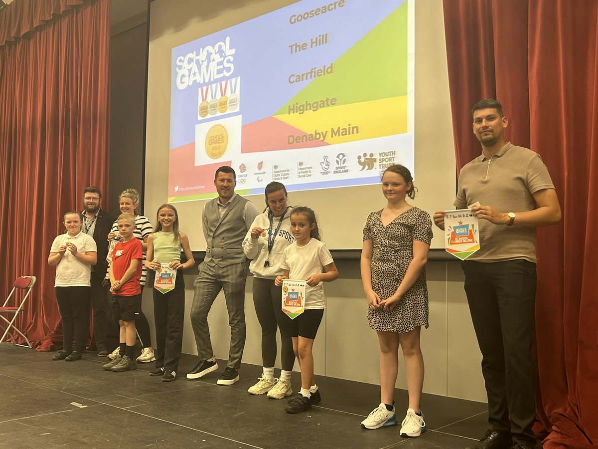 AstreaPromise (@astreapromise) on Twitter photo π NATIONAL GOLD π
<a href="/YourSchoolGames/">School Games</a> Gold Awards proudly received by staff and pupil sporting heroes at our Dearne Area Sports Awards tonight!
Excellent achievement being celebrated by <a href="/GooseacrePri/">Gooseacre Primary</a> <a href="/AstreaTheHill/">The Hill Primary</a> <a href="/CarrfieldPA/">Carrfield Primary</a> <a href="/Highgateacademy/">Highgate Primary Academy</a> and <a href="/DenabyMainPri/">Denaby Main Primary</a> π NATIONAL GOLD π
<a href="/YourSchoolGames/">School Games</a> Gold Awards proudly received by staff and pupil sporting heroes at our Dearne Area Sports Awards tonight!
Excellent achievement being celebrated by <a href="/GooseacrePri/">Gooseacre Primary</a> <a href="/AstreaTheHill/">The Hill Primary</a> <a href="/CarrfieldPA/">Carrfield Primary</a> <a href="/Highgateacademy/">Highgate Primary Academy</a> and <a href="/DenabyMainPri/">Denaby Main Primary</a>