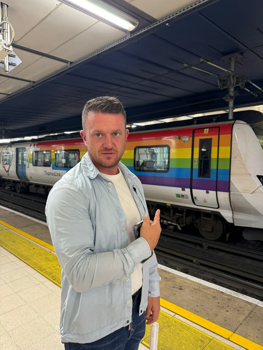 TRobinsonNewEra's tweet image. In London Even the trains are gay