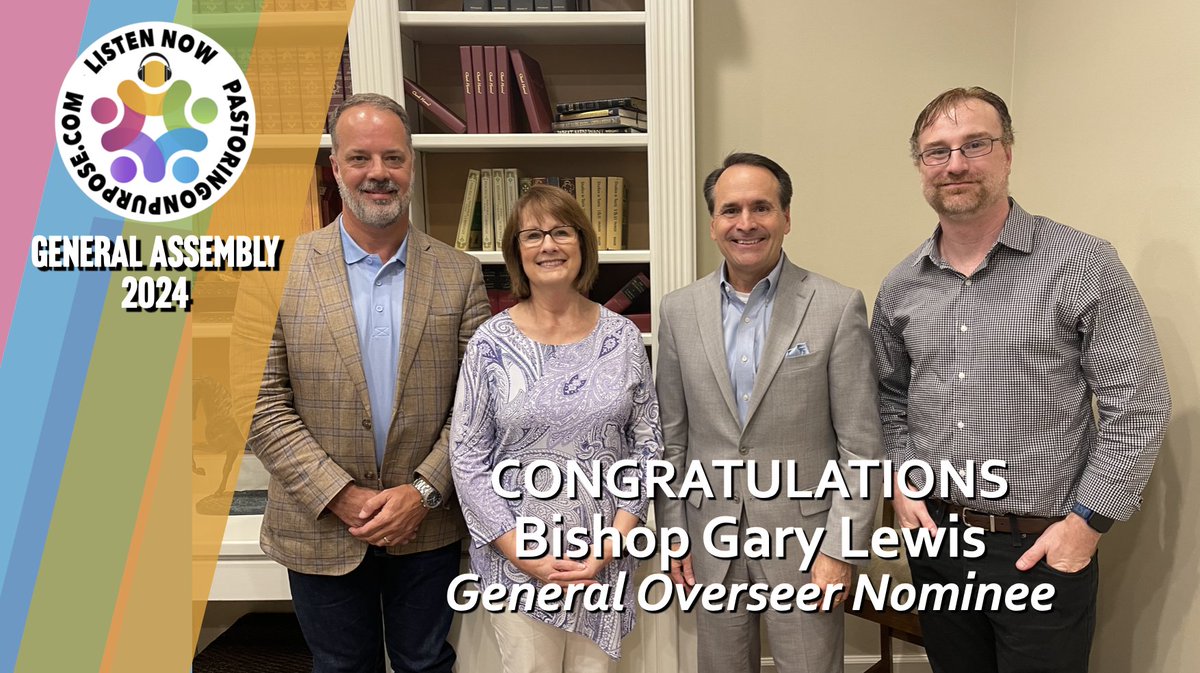 Congratulations to Bishop Gary Lewis on his nomination as General Overseer of the Church of God! We were blessed to  have Bishop Lewis on the official podcast of Ministerial Care. 

You can listen to Bishop Lewis' episode here: pastoringonpurpose.fireside.fm/44
#COGGA24