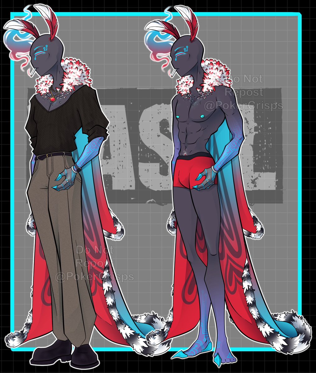PokerCrisps's tweet photo. Character Reference thread for Vasil, my #voxval fan kid! 

I’ve been wanting to get this together for a while now, but with @HVFankidWeek kicking up, I finally finished it! I’ll add more to the thread as he continues to develop.
__
#hazbinhotel #hellaverse #HazbinHotelOC #vasil https://t.co/dY4TkZZwyy
