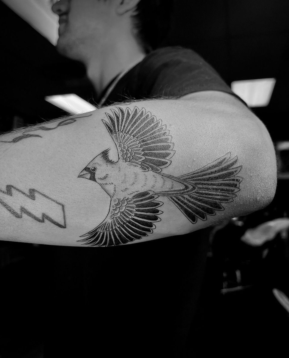 Oliver Bass (@bassfromthepast) on Twitter photo Esports LAN tattoo #6 (I think) โ
A cardinal in honor of <a href="/bsuesports/">Ball State Esports</a>โs win at CECC Nationals this year.
Absolutely in love with how this turned out. Slowly filling in all the space on my arm one event at a time. Next up is going back to my boy Bryan for Boiseโs win ๐ด Esports LAN tattoo #6 (I think) โ
A cardinal in honor of <a href="/bsuesports/">Ball State Esports</a>โs win at CECC Nationals this year.
Absolutely in love with how this turned out. Slowly filling in all the space on my arm one event at a time. Next up is going back to my boy Bryan for Boiseโs win ๐ด