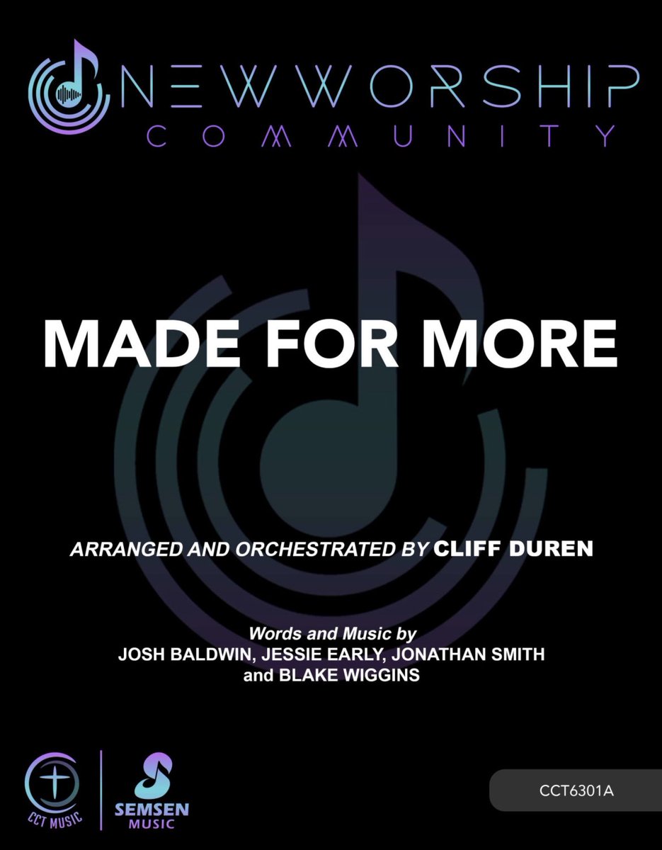 It’s hard to be anything but grateful when you’re singing truth like this. 
Belonging to Christ is an absolute, eternal treasure. 

You can listen here! semsenmusic.com/shop/made-for-…