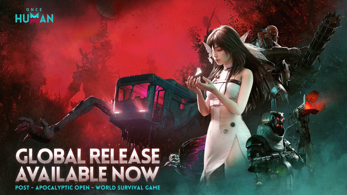 OnceHuman_'s tweet image. Once Human is now globally released! Download it on Steam now and start your post-apocalyptic survival adventure!

Participate for a chance to win an exclusive territory decoration item at Once Human Discord&apos;s Launch Day Celebration event! See details here: link:…