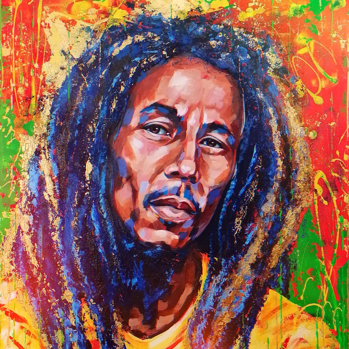 “There is work to be done. I must deal with this music that God has given me, and it’s this music that can carry me.” #BobMarley

🎨 by <a href="/LanaArkhi/">artist Lana Arkhi</a> 
#bobmarleyart