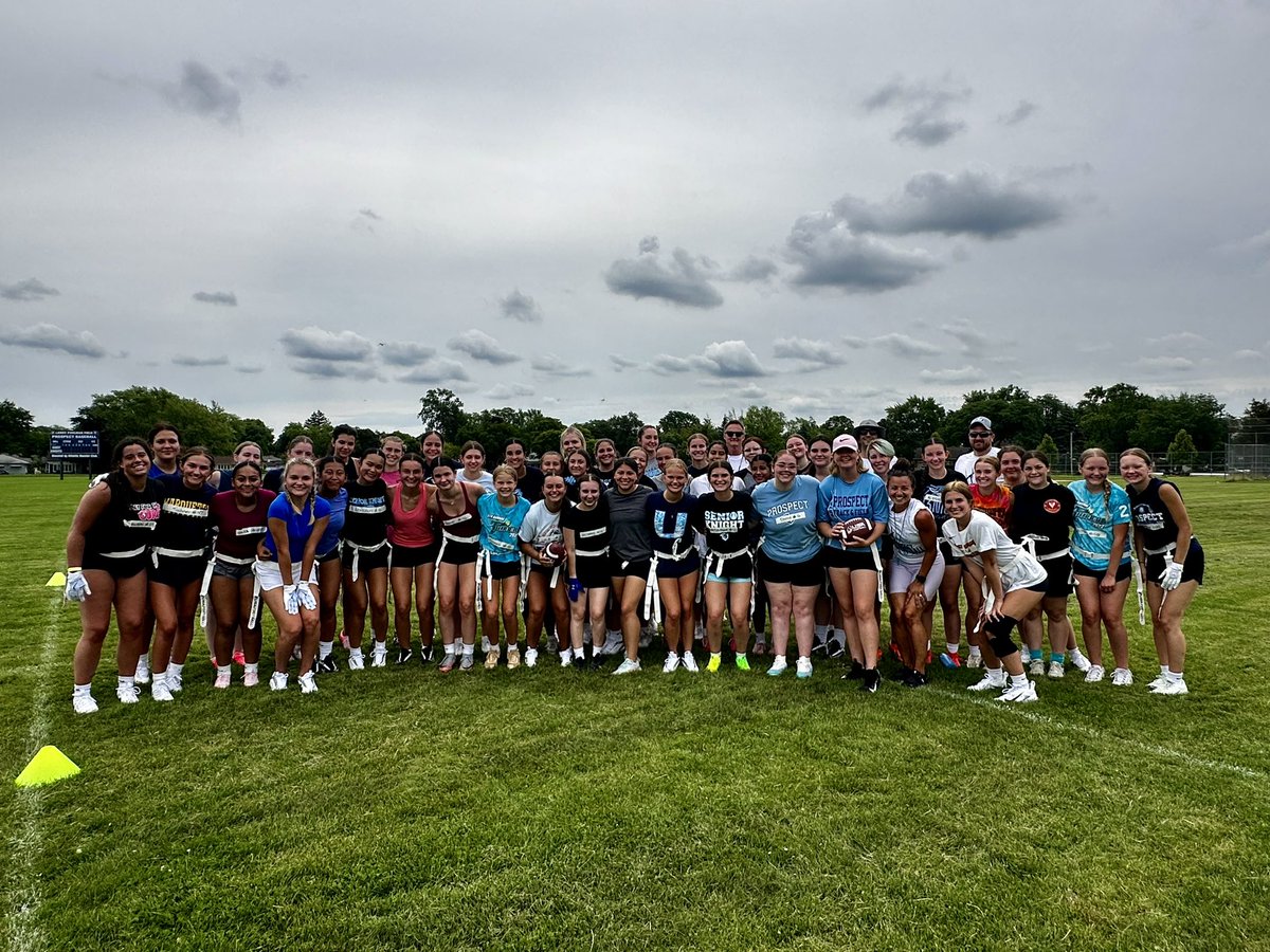 Historic day for the Knights. First flag football camp is in the books. 🏈🩵💙