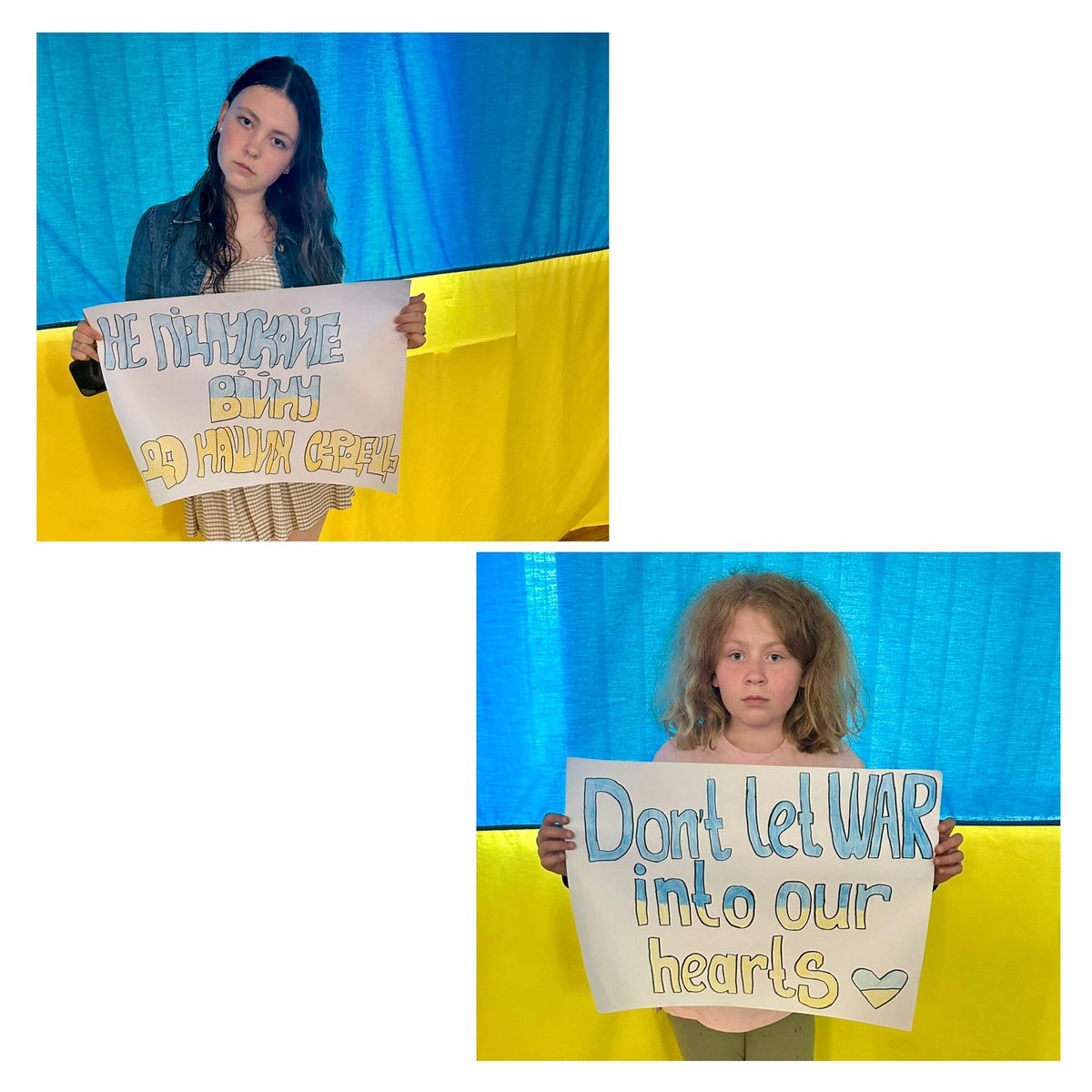 Ukrainian children united through drawings, expressing their desires for a just peace and the victory of Ukraine. They pray for the protection of Ukrainian children from enemy rockets. This manifesto of unity and strength reflects spirituality and faith in peace. <a href="/UKRinEdinburgh/">UA Consulate in EDI</a>