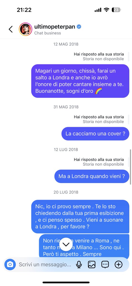 Letteralmente da inizio 2018, con te e per sempre con te <a href="/IlVeroUltimo/">Ultimo</a> 🥹