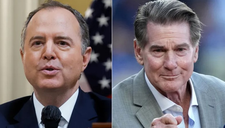 worldnews1551's tweet photo. 🚨BREAKING: Steve Garvey says, Adam Schiff is guilty of treason for pushing the phony Russian Collusion hoax and lying to to the American people.

Do you agree with Steve Garvey?
Yes or No? https://t.co/M7itQE5uhC