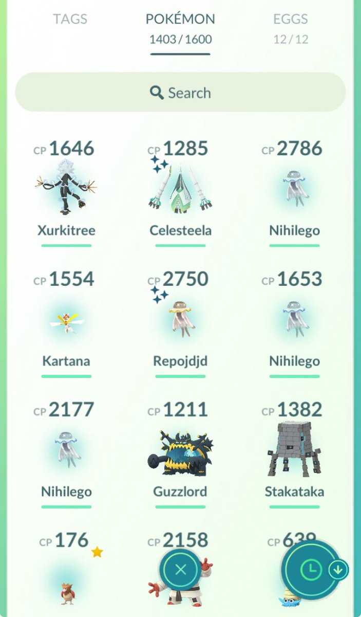 With these recently caught all I can say it was a Legendary day!!!! a crazy awesome event in pogo and it ain’t over yet… #pokemongo #pokemon #shinypokemon #inboundfromultraspace #dalekpeanut