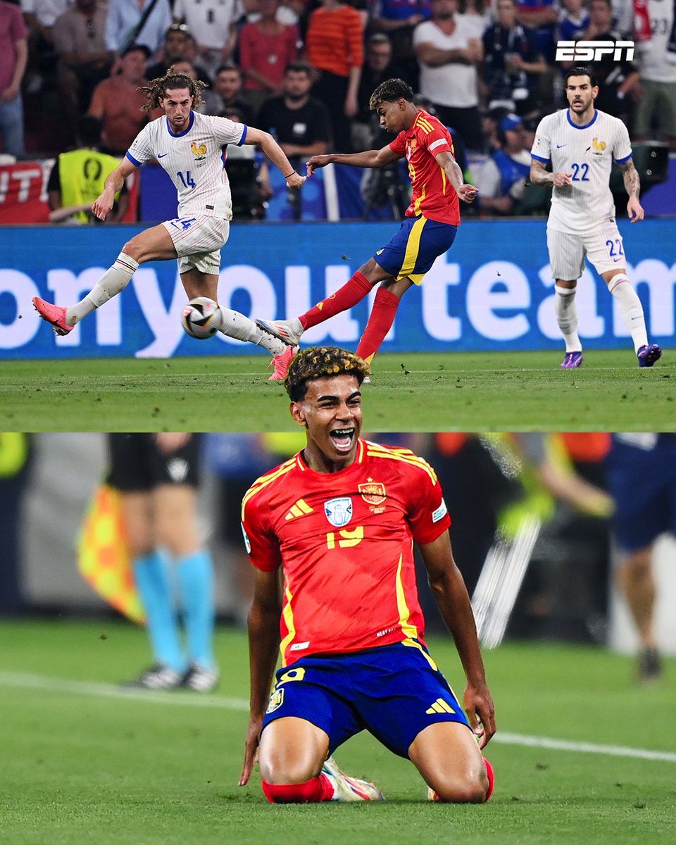 ESPNnl's tweet image. Lamine. Yamal. 🇪🇸🌟

#SPAFRA #EURO2024