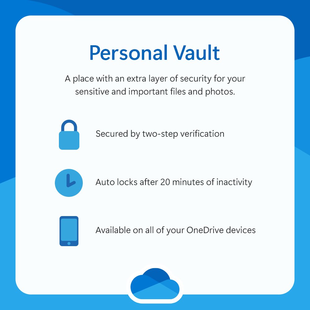 Give Personal Vault a try to keep your most sensitive files safe and secure 🔓 msft.it/6013l1IC9
