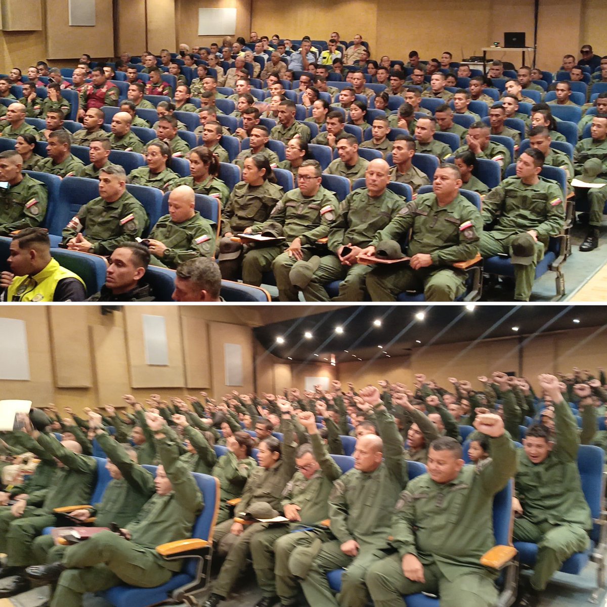 dhernandezlarez's tweet photo. De la #CRBV, Artículo 328: La Fuerza Armada Nacional constituye una institución esencialmente profesional, sin militancia política, organizada por el Estado para garantizar la independencia y soberanía de la Nación y asegurar la integridad del espacio geográfico, mediante la defensa militar, la cooperación en el mantenimiento del orden interno y la participación activa en el desarrollo nacional, de acuerdo con esta Constitución y con la ley. En el cumplimiento de sus funciones, está al servicio exclusivo de la Nación y en ningún caso al de persona o parcialidad política alguna. Sus pilares fundamentales son la disciplina, la obediencia y la subordinación. La Fuerza Armada Nacional está integrada por el Ejército, la Armada, la Aviación y la Guardia Nacional, que funcionan de manera integral dentro del marco de su competencia para el cumplimiento de su misión, con un régimen de seguridad social integral propio, según lo establezca su respectiva ley orgánica.

#IntegrarEsVencer