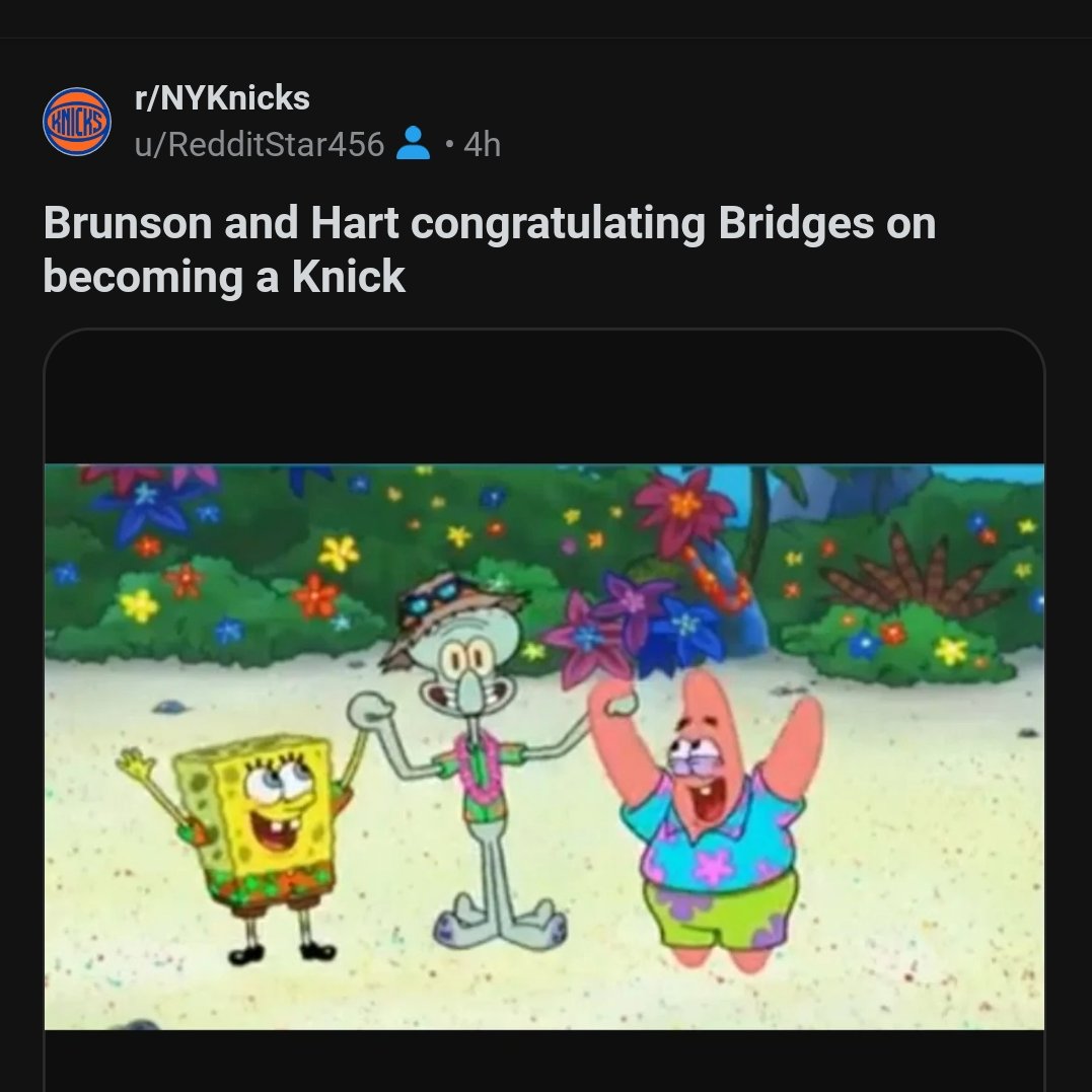 SeakStar's tweet photo. @jalenbrunson1 @joshhart @mikal_bridges @ny#knicks #nyknicks #newyorkknicks #nyk #bingbong https://t.co/KjxZlog0cw