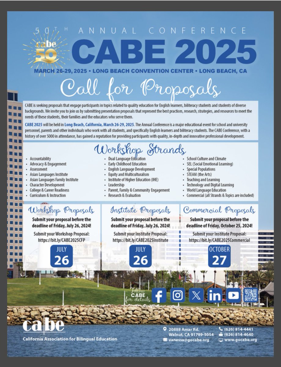 Mary Helen Ybarra (@maryptamary) on Twitter photo Get your proposal in,,,,remember this will be CABEs 50th Anniversary Conference <a href="/rebecajandrade/">Rebeca Andrade, Ed.D. -NO LONGER ON THIS PLATFORM</a> <a href="/ASETHG/">Abel S. Gonzalez</a> <a href="/DrUrsulaER/">ursula</a> <a href="/drrmonarrez/">Rachel H. Monarrez, PhD</a> <a href="/DrJPSanchez/">Dr Pablo Sanchez</a> <a href="/DrRenaeBryant/">Dr. Renae Bryant</a> <a href="/PrincipalRoRod/">Rosalba Gonzalez Rodriguez</a> <a href="/1mrsoliver/">Melanie Oliver</a> <a href="/lynettewsocial/">Lynette White</a> @MaraOrdaz1 <a href="/Mr_ZuritaLAUSD/">Eduardo A. Zurita</a> <a href="/mrsjessgomez/">Jessica Gomez</a> <a href="/ngalarzat/">Neftali Galarza</a> <a href="/BUSDFuentes/">Dr. Roxane Fuentes</a> Get your proposal in,,,,remember this will be CABEs 50th Anniversary Conference <a href="/rebecajandrade/">Rebeca Andrade, Ed.D. -NO LONGER ON THIS PLATFORM</a> <a href="/ASETHG/">Abel S. Gonzalez</a> <a href="/DrUrsulaER/">ursula</a> <a href="/drrmonarrez/">Rachel H. Monarrez, PhD</a> <a href="/DrJPSanchez/">Dr Pablo Sanchez</a> <a href="/DrRenaeBryant/">Dr. Renae Bryant</a> <a href="/PrincipalRoRod/">Rosalba Gonzalez Rodriguez</a> <a href="/1mrsoliver/">Melanie Oliver</a> <a href="/lynettewsocial/">Lynette White</a> @MaraOrdaz1 <a href="/Mr_ZuritaLAUSD/">Eduardo A. Zurita</a> <a href="/mrsjessgomez/">Jessica Gomez</a> <a href="/ngalarzat/">Neftali Galarza</a> <a href="/BUSDFuentes/">Dr. Roxane Fuentes</a>