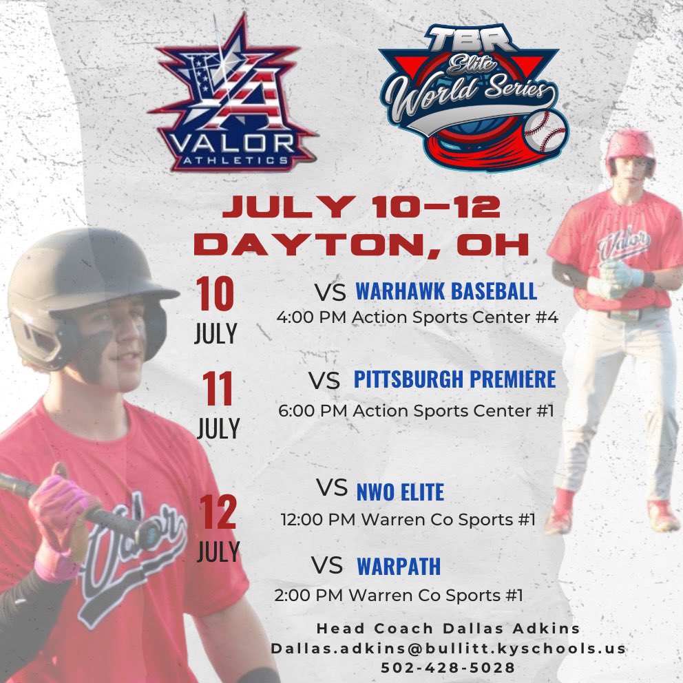 Big weekend in Dayton for our guys!! <a href="/playtbr/">TBR-Travel Baseball Rankings</a>