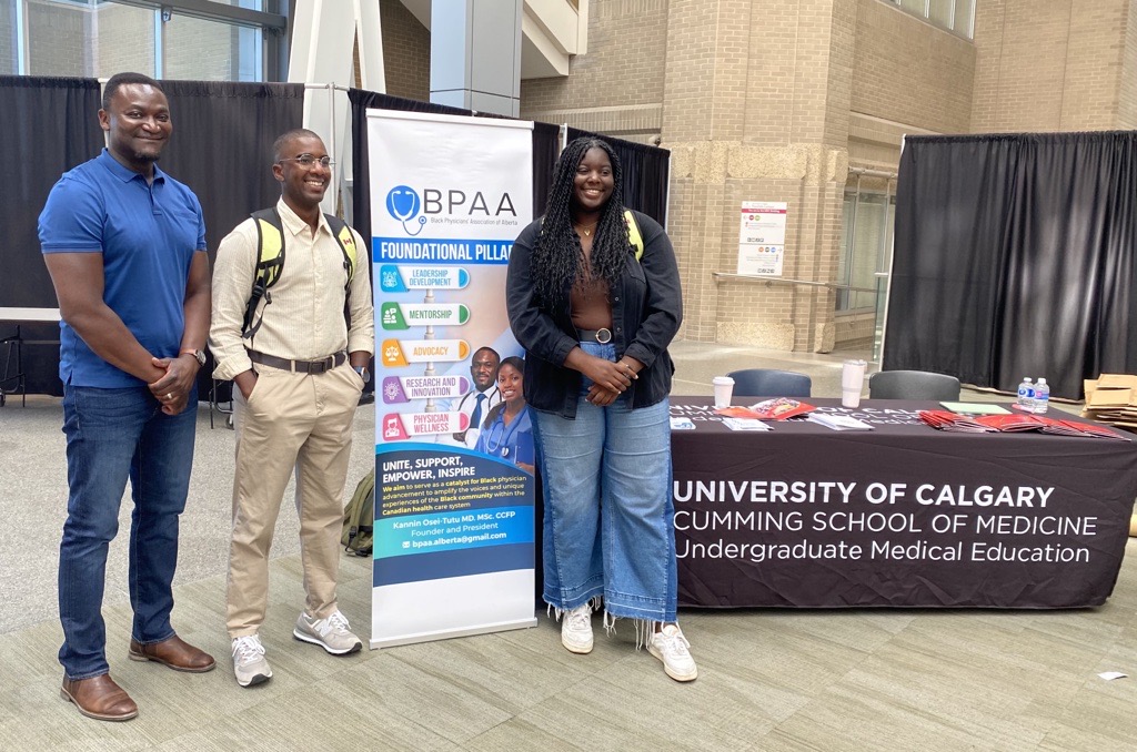 The Black Physicians Association of Alberta (BPAA) mentorship program was actually inspired by work done by @CalgaryBMSA members. We seek to empower current students; they’re the living embodiment of our promising future. Grateful to connect with incoming med students last week.
