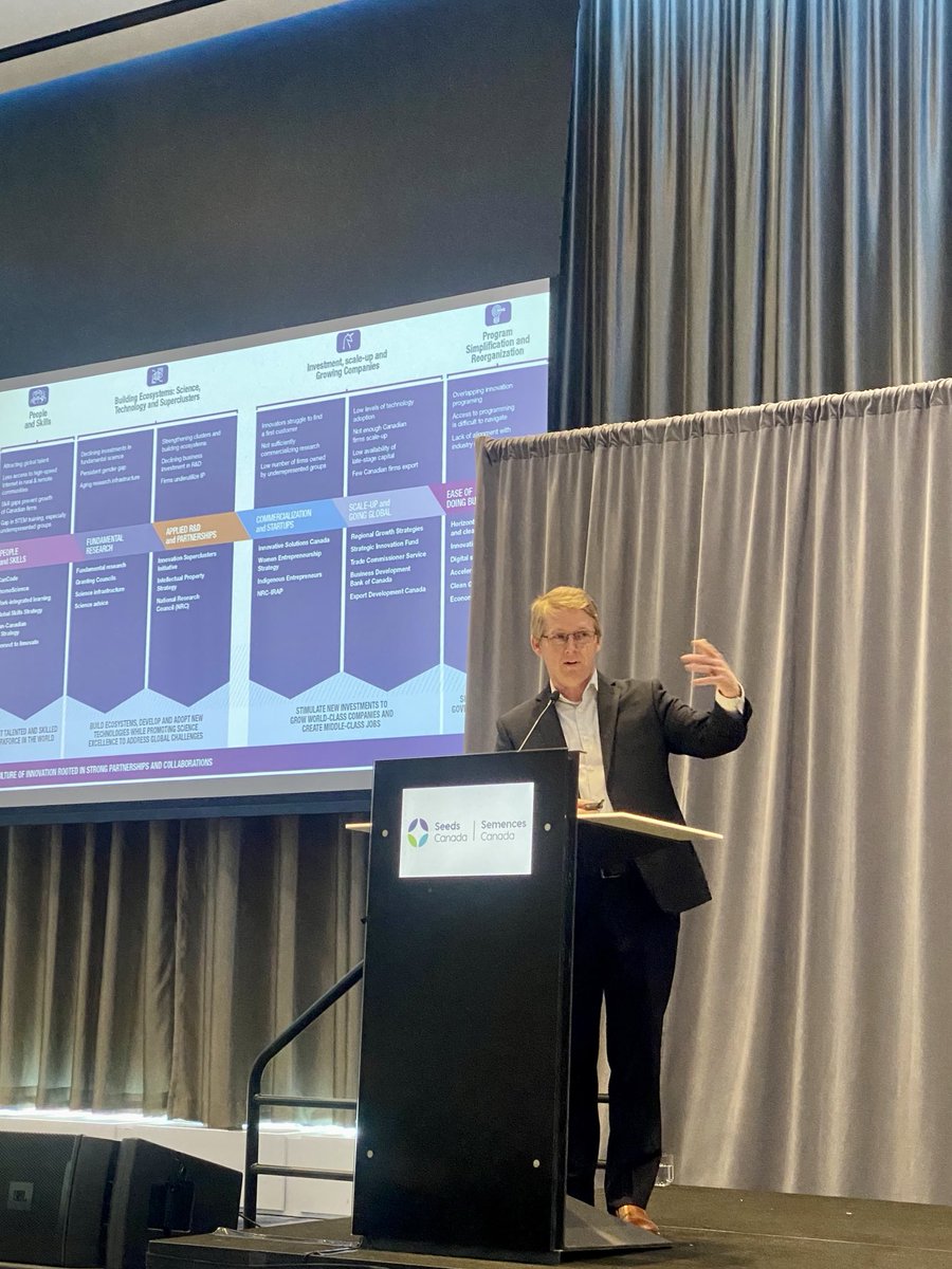 Erin K Gowriluk (@gowriluke) on Twitter photo A compelling presentation from <a href="/CdnAgriFood/">CAPI - ICPA</a> Managing Director <a href="/mccanntyler/">Tyler McCann</a> about the state of ag. R&D investments in Canada - countless federal reports suggest we know what’s needed but lack the courage to act. #seedscanada2024 A compelling presentation from <a href="/CdnAgriFood/">CAPI - ICPA</a> Managing Director <a href="/mccanntyler/">Tyler McCann</a> about the state of ag. R&D investments in Canada - countless federal reports suggest we know what’s needed but lack the courage to act. #seedscanada2024