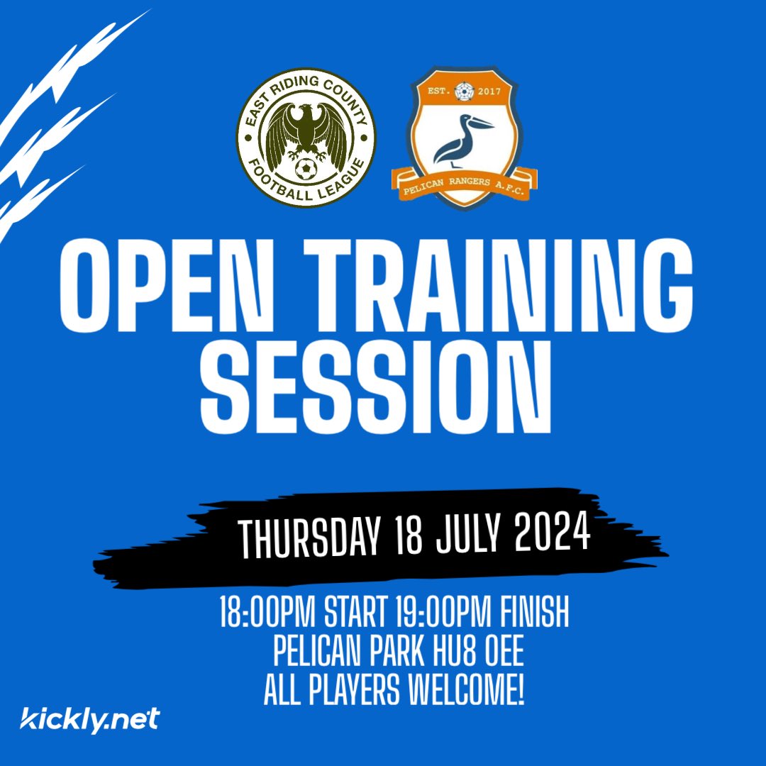 Preparations for the 2024/25 season are underway and our next two pre-season training sessions are OPEN sessions‼️

If you’re looking for a new club, or if you just fancy a kick about and some (optional) fitness drills, come down and get yourself involved! ⚽️ DM if interested