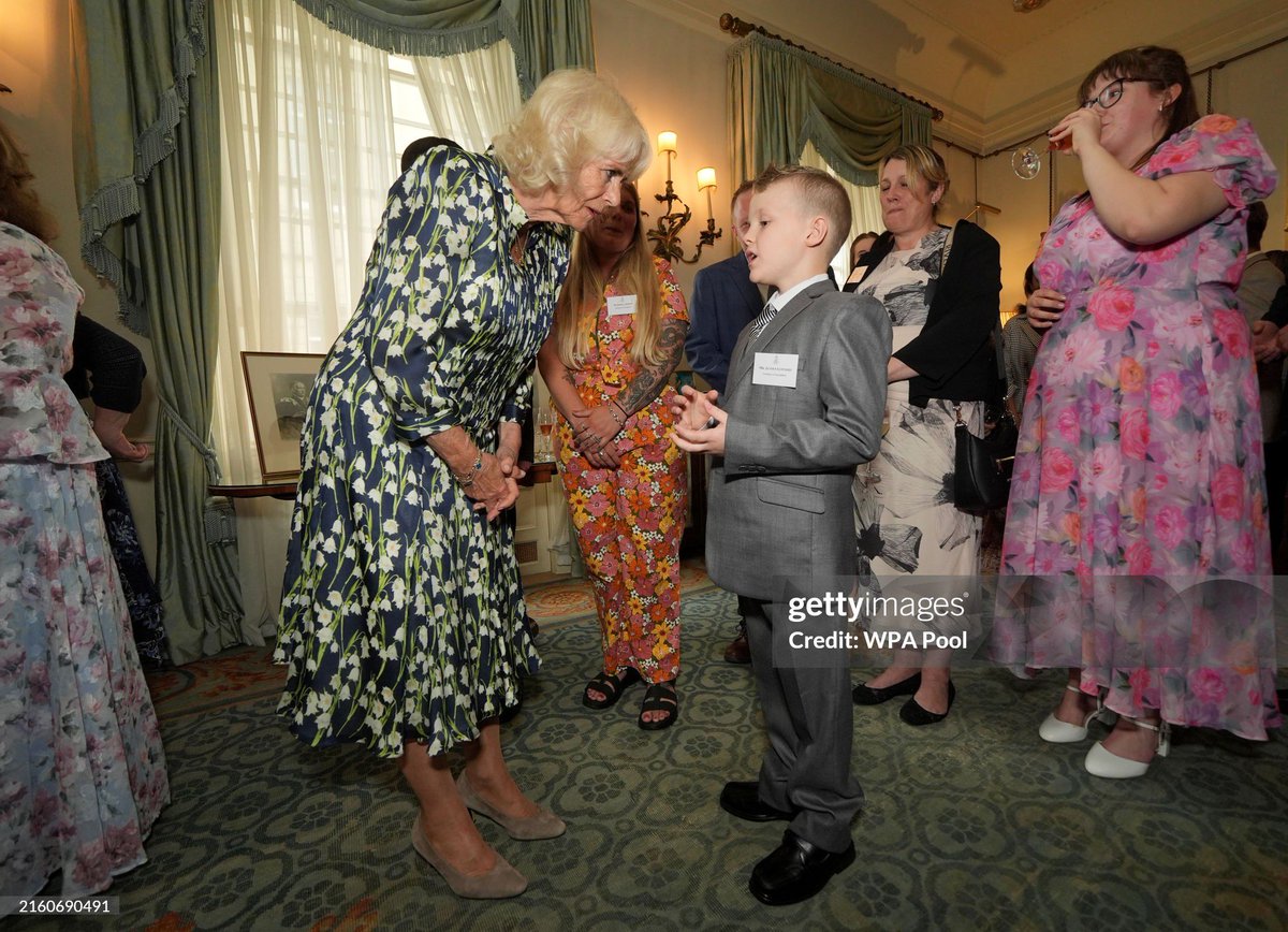 📚 Today, Queen Camilla hosted a reception at Clarence House to mark the 30th anniversary of the National <a href="/Literacy_Trust/">National Literacy Trust</a>.

Her Majesty, as Patron of the charity, was joined by community volunteers, authors and supporters of the Trust.