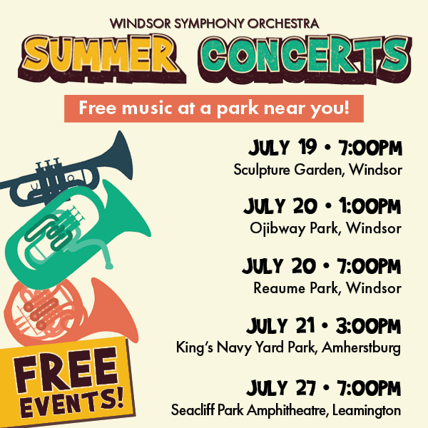 Our FREE outdoor concerts are making a return to a park near you this summer! 🌞🎶

Bring a lawn chair, blanket, and picnic basket, and enjoy some great music in the outdoors.