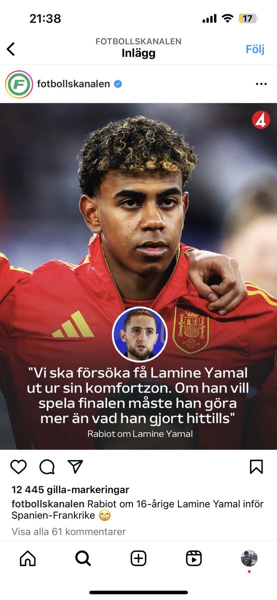 Man blir inte jätteledsen över att det var just Rabiot som Lamine Yamal vände bort i det där målet 🌟