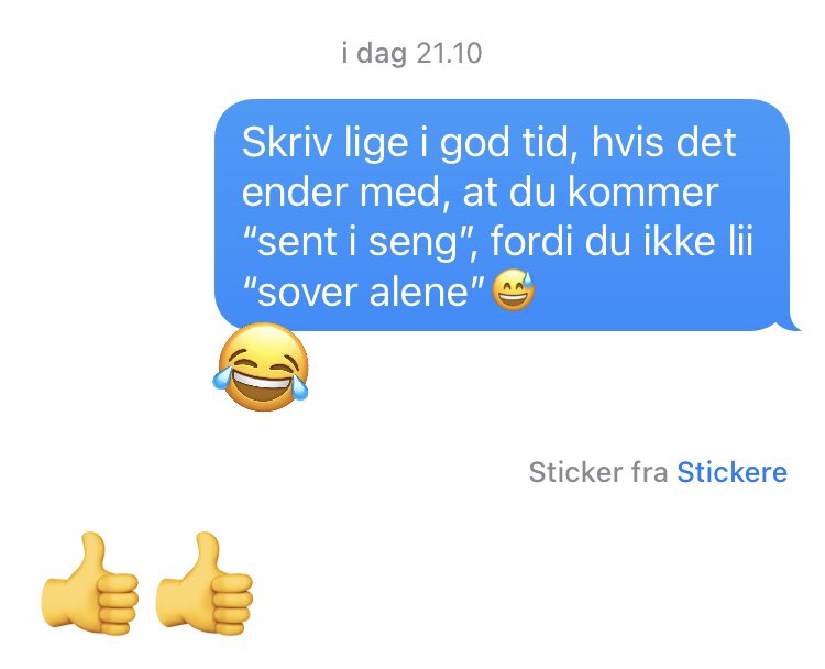 AltidFilmperle's tweet photo. I morgen skal jeg være #malerperle. #Mester henter mig kl.7. Han har overnattende gæster. Jeg har sendt ham denne SMS: https://t.co/0ZlYHc96RZ