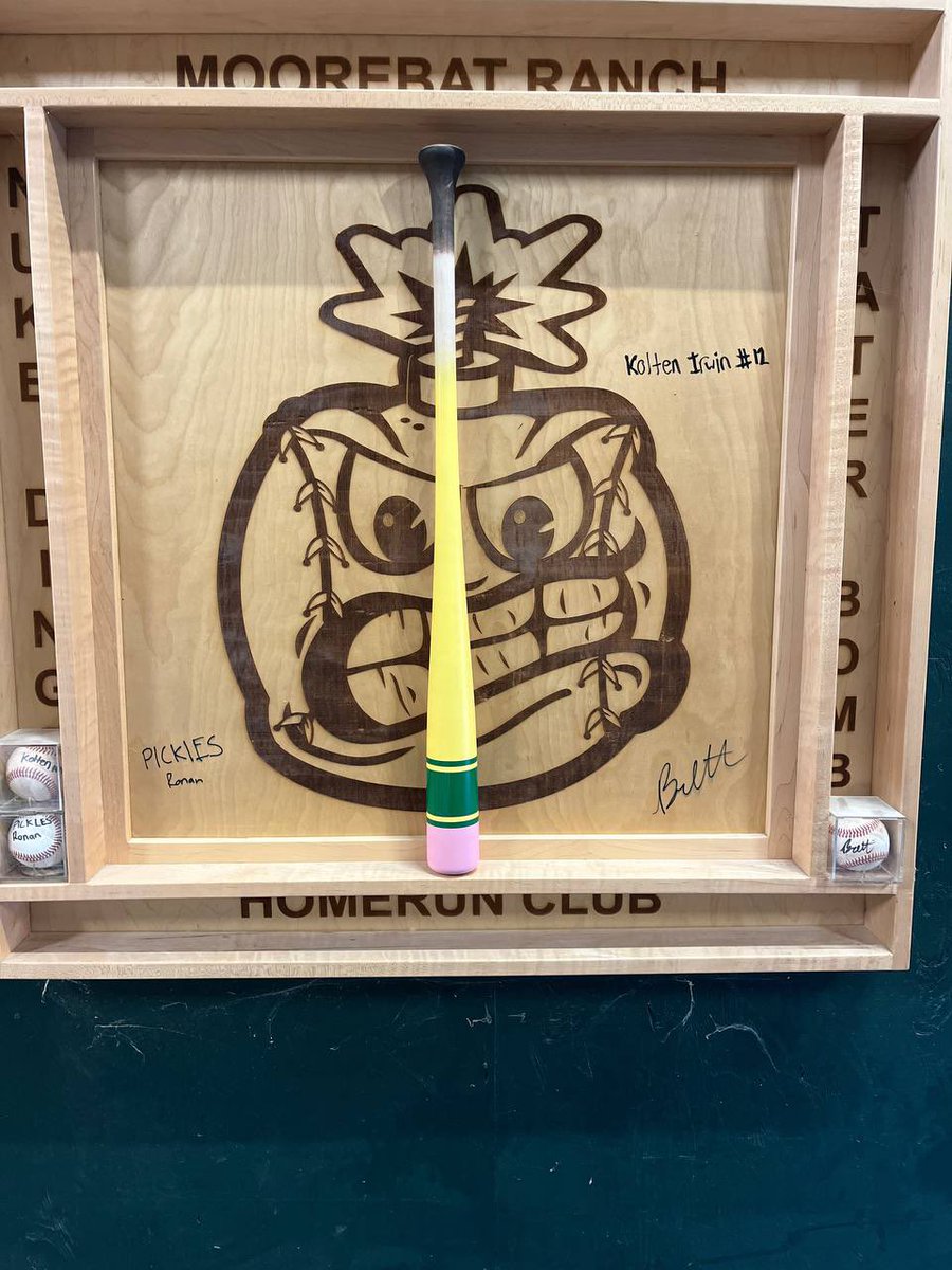 Training bats can be pencils too.🔥🤯🫣

Interested? 

Comment: ✏️ Pencil 

#MooreBats #woodbats #gift #buildabat #baseball #bat #bats #customized #sports #baseball #MBL #majorbaseballleague