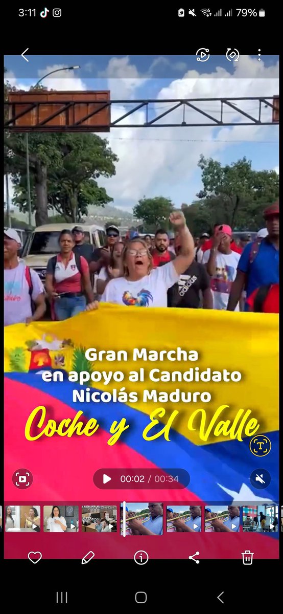 Gran Marcha en apoyo al Candidato Nicolás Maduro En la parroquia Coche y El Valle 📣📣📣📣

<a href="/nicolasmaduro/">Nicolás Maduro</a> 
@carmentmelendezr 
<a href="/alcaldiadeccs/">Alcaldía de Caracas</a> 

#loquediganicolas❤️