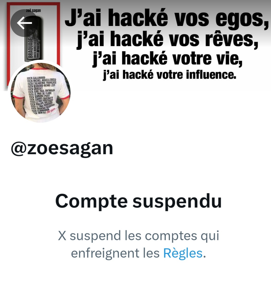 AHcCamille's tweet photo. #CensureXFrance ça suffit
@ThierryBreton DEHORS
Rendez-nous @zoesagan, @NovaSagan, et le compte @AlphaSagan
Quelles "règles de @X" ont été enfreintes ??? 😳
@elonmusk, do u agree with french censorship on your OWN media ?
Please #GetZoeBack
🙏 @RealCandaceO 🙏 https://t.co/0177dLoeBN