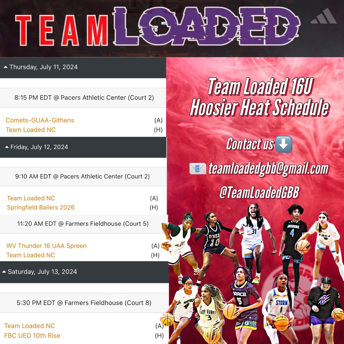 Team Loaded Girls tweet media