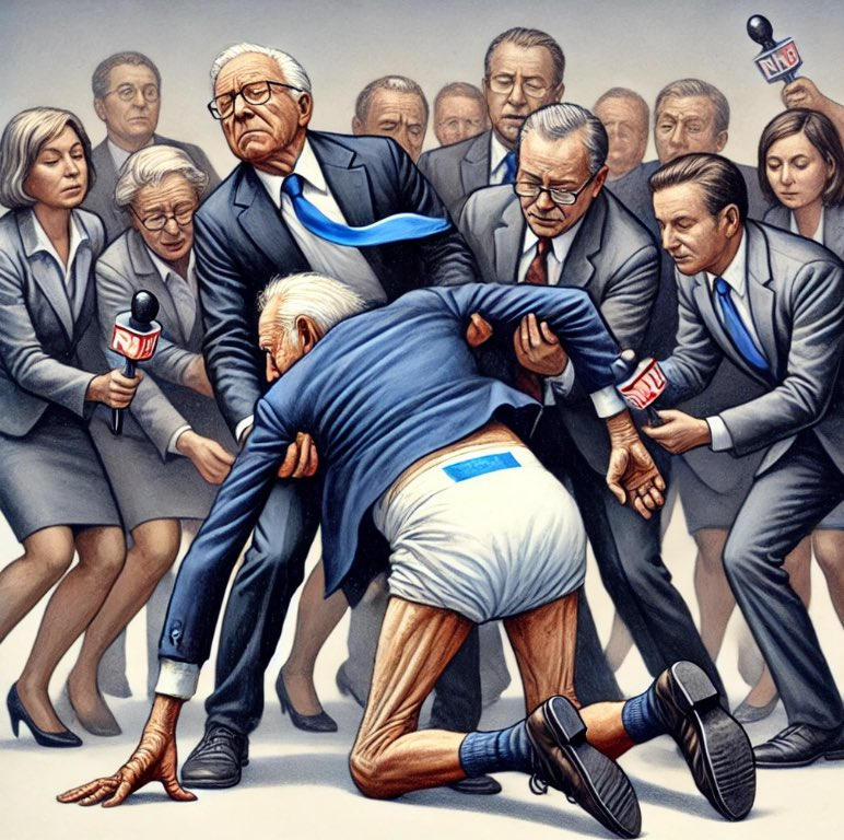 DanaDemyst's tweet photo. @JackPet69725377 They're all propping the old kid-groping pantspooper up. https://t.co/f2w7Lp8hGb