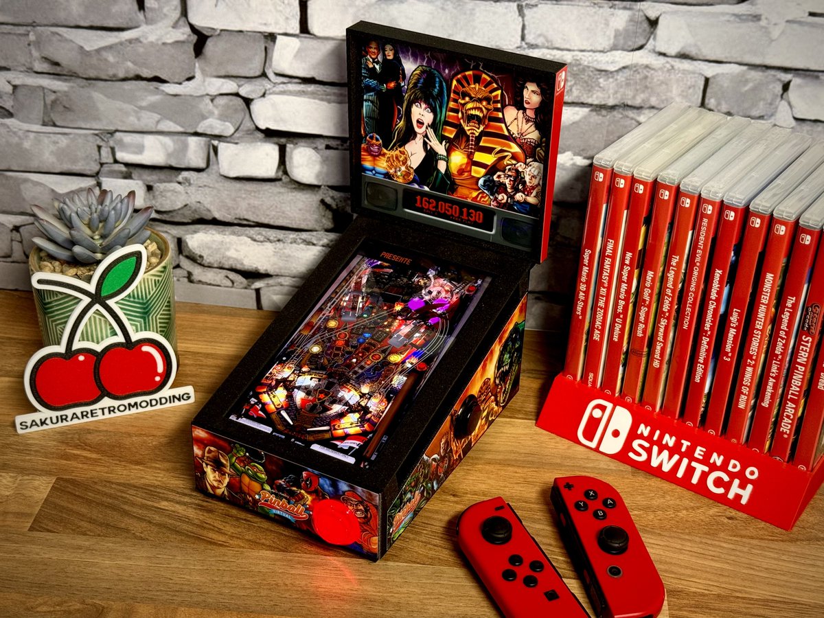 SakuraRetroModd's tweet photo. #PinSwitch #Pincab #NintendoSwitch #Sakuraretromodding https://t.co/nX0unpYl97