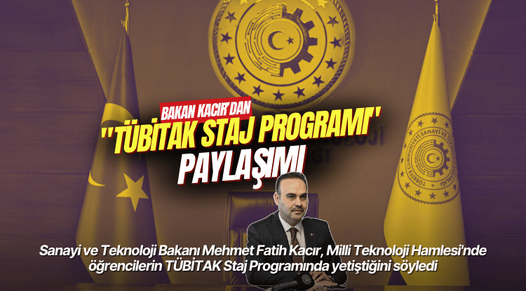 liderhabertv's tweet image. Bakan Mehmet Fatih Kacır&apos;dan, &quot;TÜBİTAK Staj Programı&quot; paylaşımı
Detaylar: liderhaber.com.tr/bakan-mehmet-f…
#mehmetfatihkacır #TÜBİKAT #stajprogramı #paylaşım